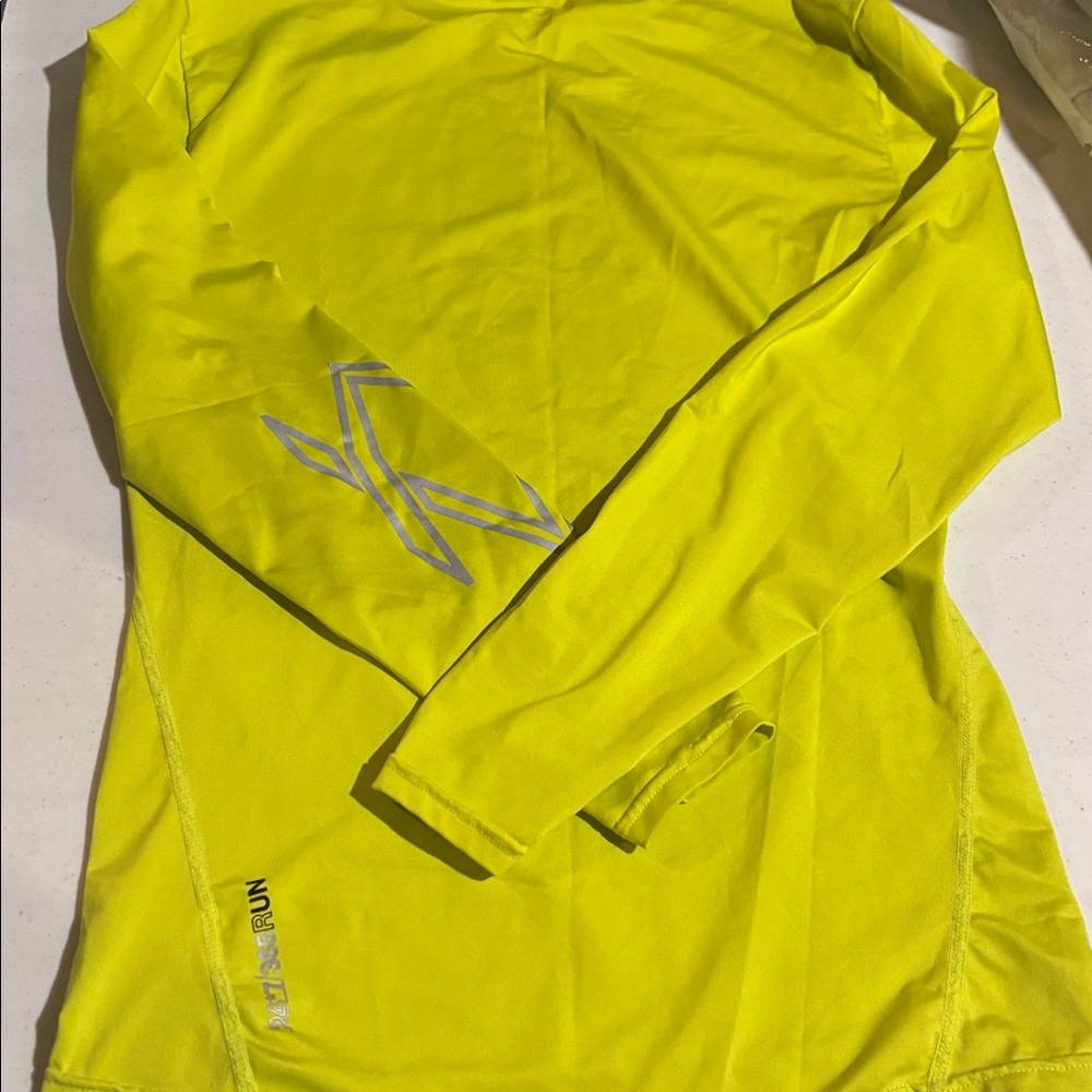 Hind Men's Neon Yellow Rash Guard - Picture 5 of 5